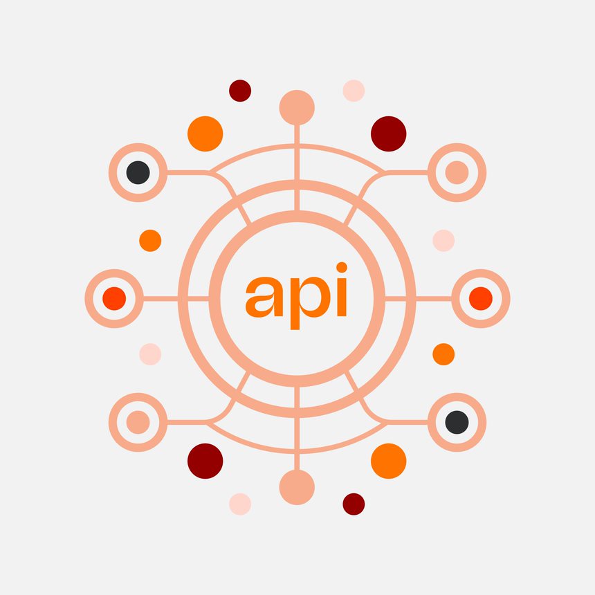 Illustration depicting API & integrations