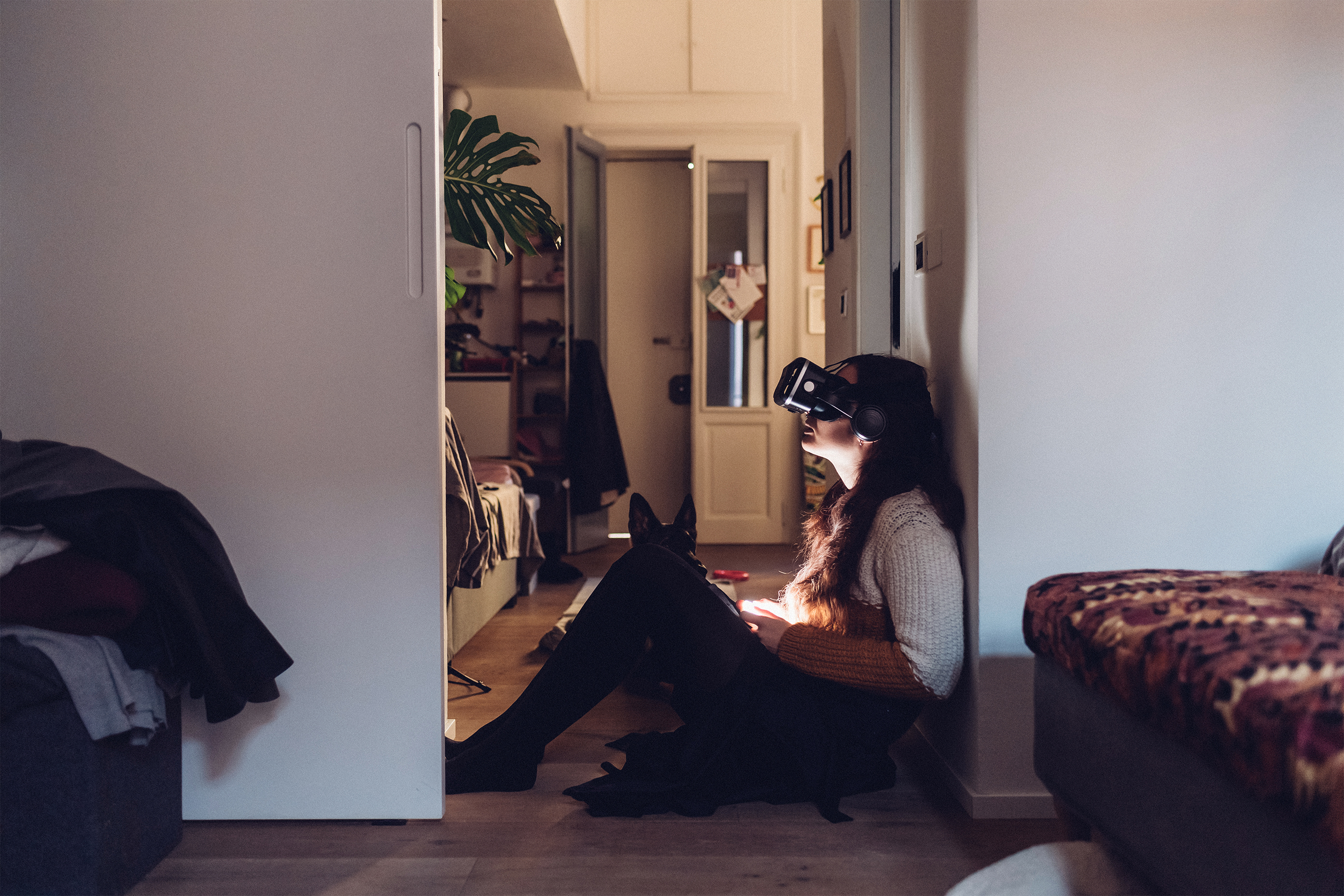 Person in VR